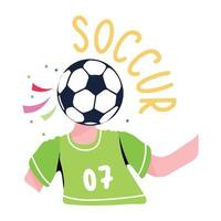 A football match flat icon download vector