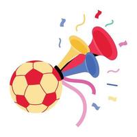 A football match flat icon download vector