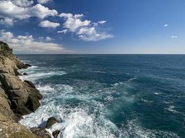 portofino rocks by the sea photo