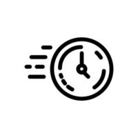 icono de reloj, hora, alarma, reloj digital. ilustraciones de diseño vectorial que son adecuadas para su uso como elementos, sitios web, aplicaciones, pancartas, afiches, etc. vector