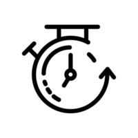 icono de reloj, hora, alarma, reloj digital. ilustraciones de diseño vectorial que son adecuadas para su uso como elementos, sitios web, aplicaciones, pancartas, afiches, etc. vector