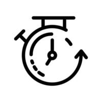 icono de reloj, hora, alarma, reloj digital. ilustraciones de diseño vectorial que son adecuadas para su uso como elementos, sitios web, aplicaciones, pancartas, afiches, etc. vector