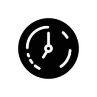 icono de reloj, hora, alarma, reloj digital. ilustraciones de diseño vectorial que son adecuadas para su uso como elementos, sitios web, aplicaciones, pancartas, afiches, etc. vector