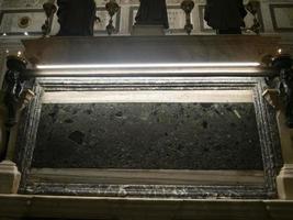 PADOVA, ITALY - APRIL 23 2022 - Sant antonio Saint Antony padova church cathedral open to public after covid 19 pandemic. famous tomb is back to public photo