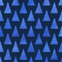 Blue background with Christmas trees. Vector illustration. EPS10