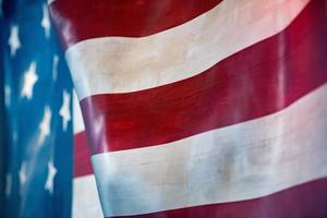 Fondo gigante de estrellas y rayas de la bandera americana de EE. UU. foto