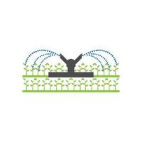 irrigation system or plant watering icon vector