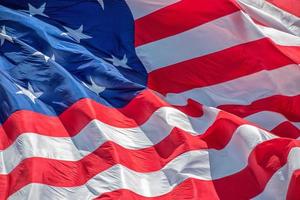 fort mchenry baltimore usa flag while waving photo