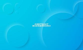 Minimalist and elegant modern gradient blue color background. Abstract circle shape rounded with shadow overlay light effect design vector illustration.