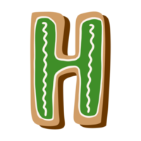 Weihnachtsplätzchen-Alphabet png