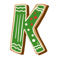 Christmas Cookie Alphabet png