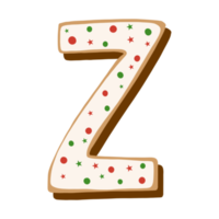 Christmas Cookie Alphabet png