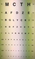 real optician chart with real lights photo