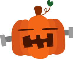 halloween pumpa spöke element. frankenstein pumpa halloween. png