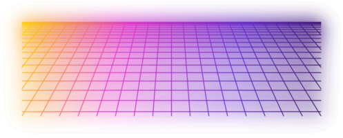 Retro cyberpunk style 80s Sci-Fi Background Futuristic with laser grid landscape. Digital cyber surface style of the 1980s png