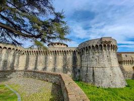 Sarzana castle fortress stone wall photo