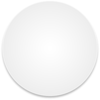 wit cirkel kader met schaduw png