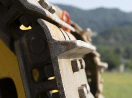 track belt close up detail photo