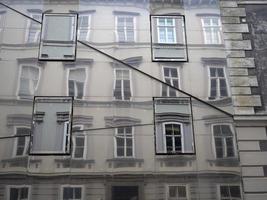 graz austria edificio reflexión sobre casa moderna foto