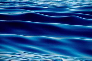 Blue ocean waves background texture photo