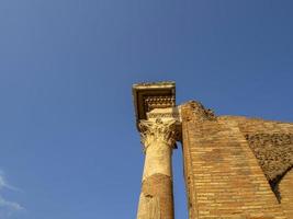 old ancient ostia archeological ruins photo