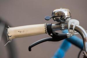 old bicycle bell in cambridge great britain photo