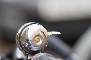 old bicycle bell in cambridge great britain photo