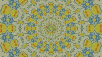 Psychedelic Pulsing Kaleidoscope Tribal Abstract Background video