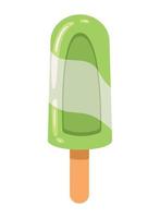 lemon ice cream dessert vector