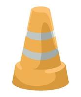 traffic cone tool vector