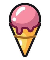 ice cream cartoon vector