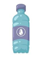 icono de botella de agua vector
