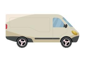 delivery car service mockup vector