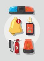 icons emergency design vector