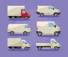 car transport mockup vector