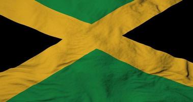 Waving Jamaican flag in 3D rendering video