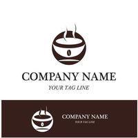 Coffee cup Logo Template vector