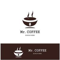 Coffee cup Logo Template vector