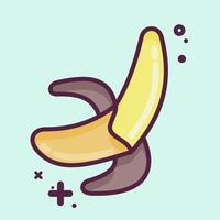 Icon Banana. related to Thailand symbol. MBE style. simple design editable. simple illustration. simple vector icons. World Travel tourism. Thai