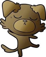 cute cartoon dog vector