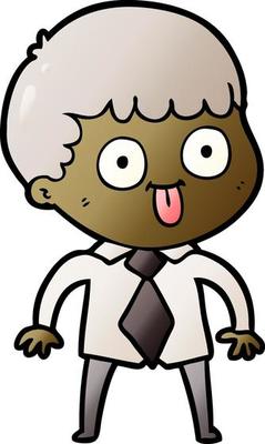 cartoon man staring