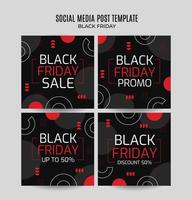 Black Friday design for advertising, banners, leaflets and flyers vector