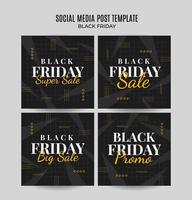 Black Friday design for advertising, banners, leaflets and flyers vector