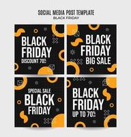 Black Friday design for advertising, banners, leaflets and flyers vector