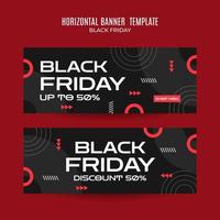 Black Friday sale banner. Social media vector illustration template for website and mobile website development, email and newsletter design, marketing material.