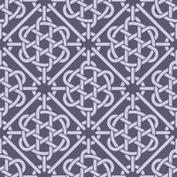 Celtic Knot Inspired Seamless Pattern Background vector
