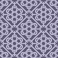 Celtic Knot Inspired Seamless Pattern Background vector