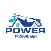 diseño de logotipo de spray de lavado a presión. plantilla gráfica de vector de ilustración de lavado de energía profesional