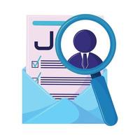 job search choose employee vector