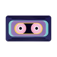 video cassette 90s modern vector